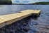 4 x 2,4 metriä 400 mm putkiponttonilaituri